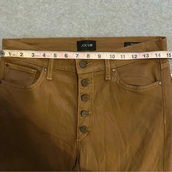 NWT Joe’s Jeans Callie Exposed Button Fly high rise cropped boot maple size 30 - Picture 4 of 10